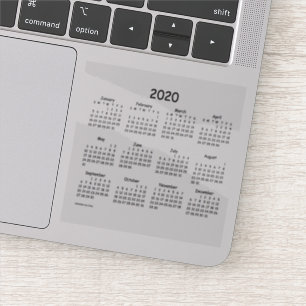 2020 Calendar by Janz Comic Sans Transparent