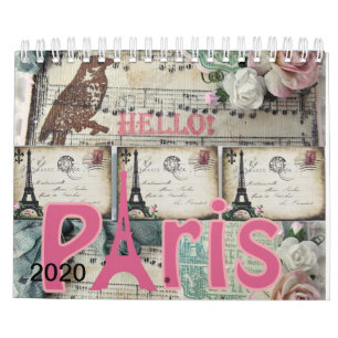 2020 Calendar Paris, France French