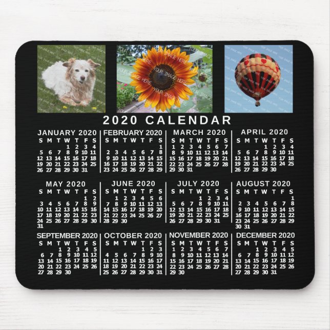 2020 Calendar (See Description for New Version)  Mouse Mat (Front)