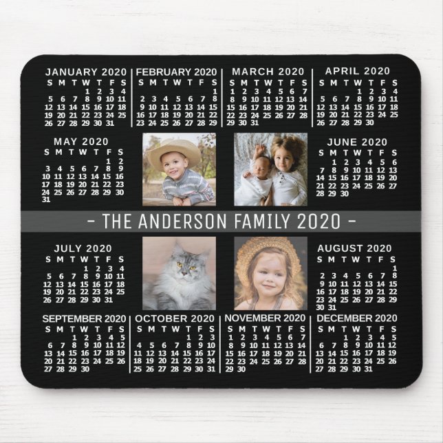 2020 Calendar (See Description for New Version) Mouse Mat (Front)