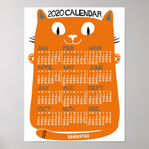 2020 Calendar (See Description for New Version)  Poster