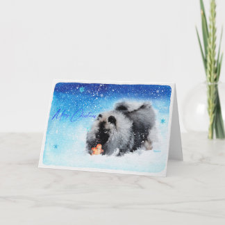 2020 Collectable Keeshond Christmas Card