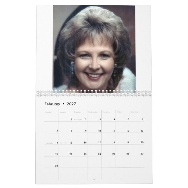 2020 Custom Calendar (Feb 2027)