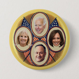 2020 Democratic Presidential Ticket 7.5 Cm Round Badge
