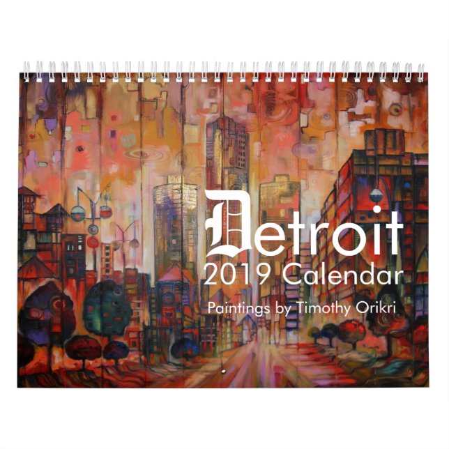 2020 Detroit Calendar (Cover)