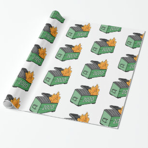 2020 Dumpster Fire Wrapping Paper