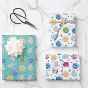 2020 Face Mask Covid Quarantine Pattern Wrapping Paper Sheet