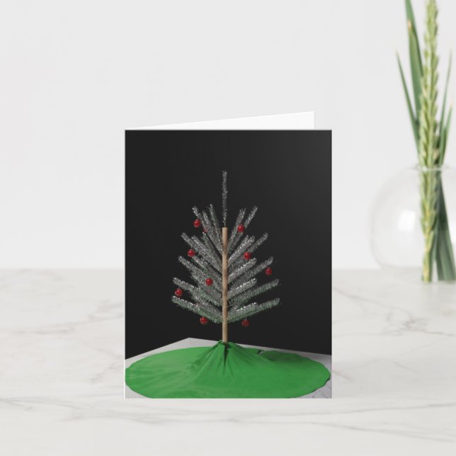 2020 Holiday Card - Aluminium Christmas Tree (Front)