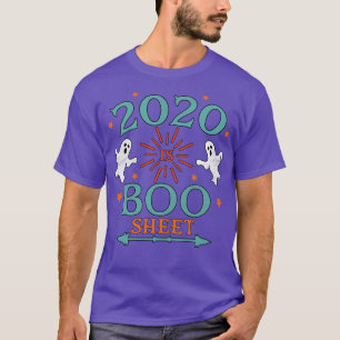 2020 is Boo Sheet Halloween Vintage Distressed T-Shirt