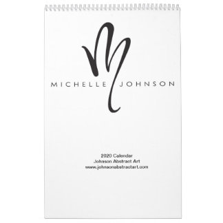 2020 Johnson Abstract Art Calendar