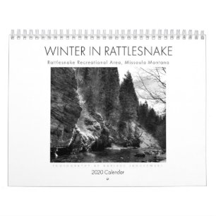 2020 Missoula's Rattlesnake in Winter Calendar