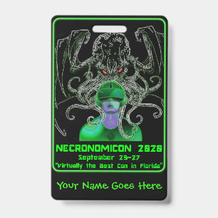 2020 Necro VR Badge/Stone Hill on Back ID Badge