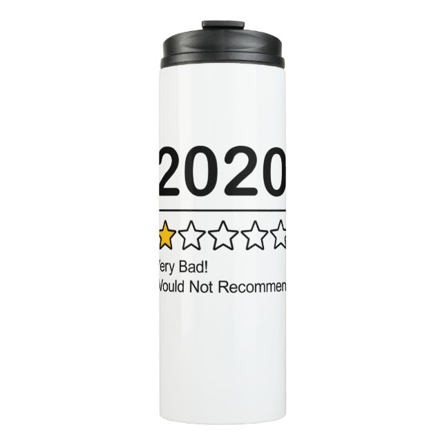 2020 One Star Rating Thermal Tumbler (Front)