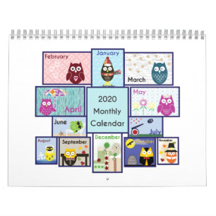 2020 Owl Calendar