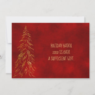2020 PERSONALIZED HAIKU CARD   Funny Holiday Card