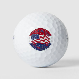 2020 Pray For The Red, White And Blue Flag Golf Balls