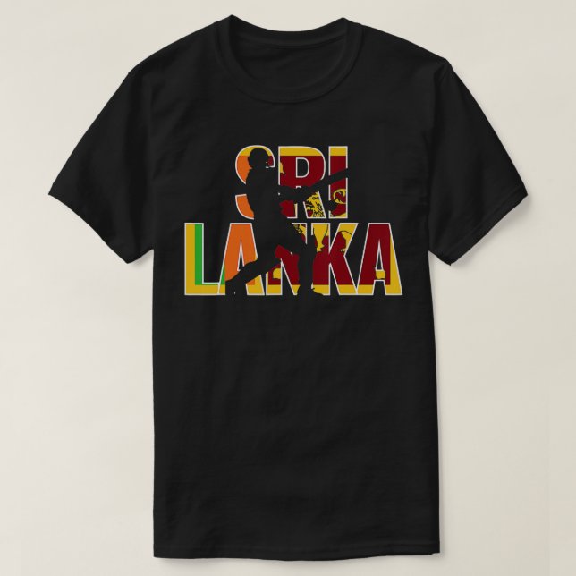 2020 Sri Lanka Cricket  Kit Jersey Gift Lankan Fan T-Shirt (Design Front)
