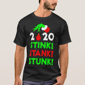 2020 Stink Stank Stunk Christmas Pyjamas T-Shirt