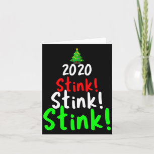 2020 Stink Stank Stunk Matching Family Christmas  Card