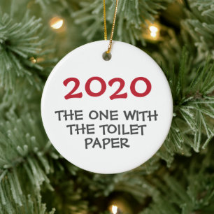 2020 the one with toilet paper Christmas ornament