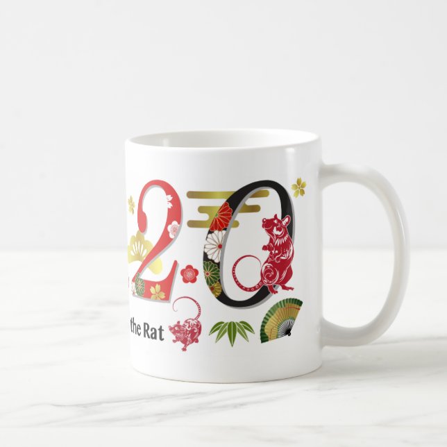 2020 The Year of Rat Coffee Mug (Right)