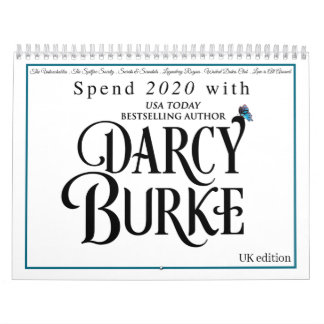 2020 UK Darcy Burke Historical Romance Calendar