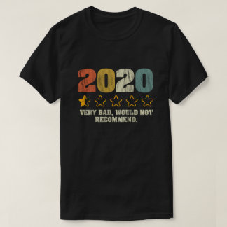 2020 Very Bad Would Not Recommend - 1 star Vintage T-Shirt