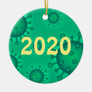 2020 What a Year Ceramic Tree Decoration