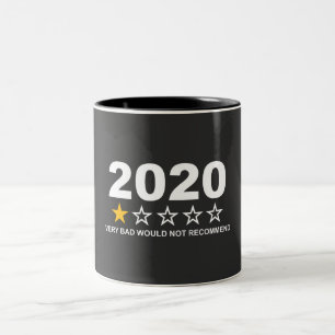 2020 Would Not Recommend Two-Tone Coffee Mug