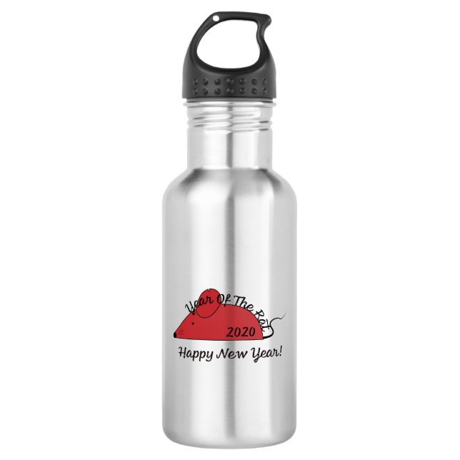 2020 Year of the Rat 532 Ml Water Bottle (Front)