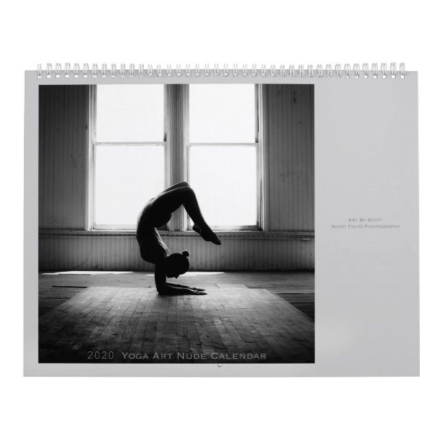 2020 Yoga Art  Calendar (Cover)