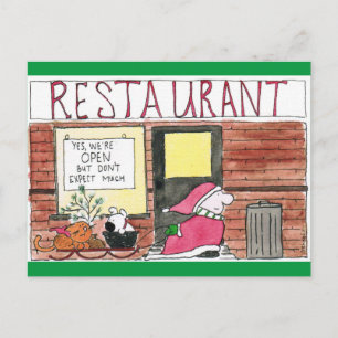 2020 ziggy santa in the city postcard