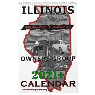 2021 15-month Illinois Monte Carlo Owners Calendar