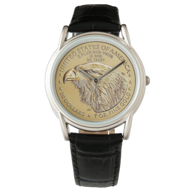2021 1 oz American Gold Eagle Watch (Front)
