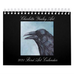 2021 Bird Art Calendar by Charlotte Yealey