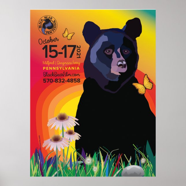 2021 Black Bear Film Festival Poster (Front)