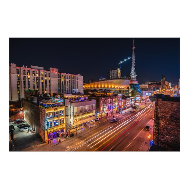 2021 Broadway Nashville Tennessee - Photo Print (Front)