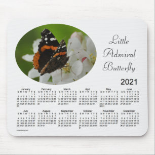 2021 Butterfly Calendar by Janz Mouse Mat