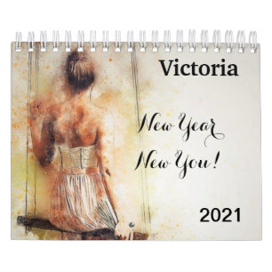 2021 Calendar Colourful Floral