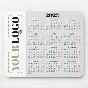 2021 Calendar Custom Business Logo Mouse Mat