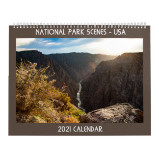 2021 Calendar of National Park Scenes
