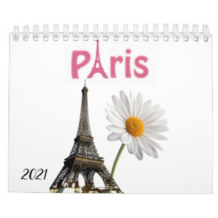 2021 Calendar Paris, France