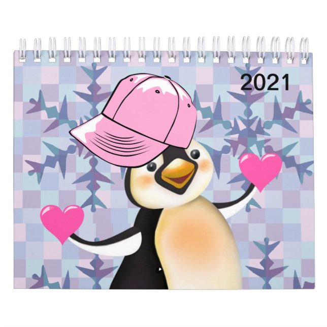 2021 Calendar Penguin Love (Cover)