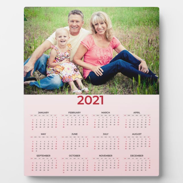 2021 Calendar Photo Plaque (Front)