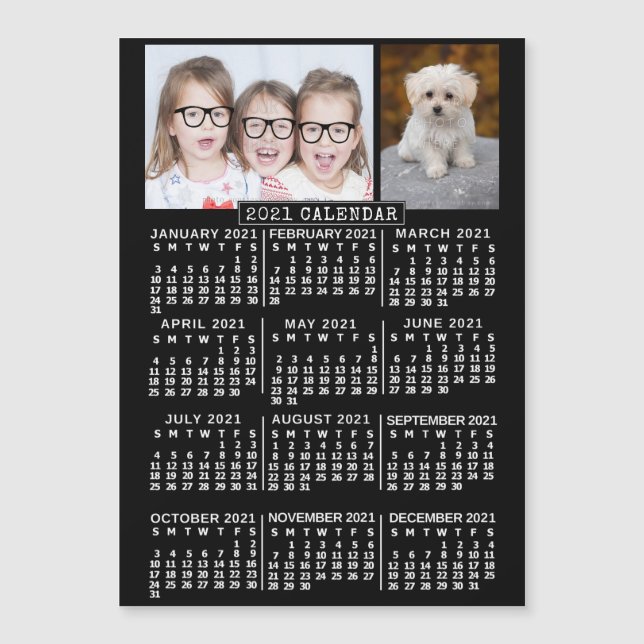 2021 Calendar (See Description for New Version)  (Front)