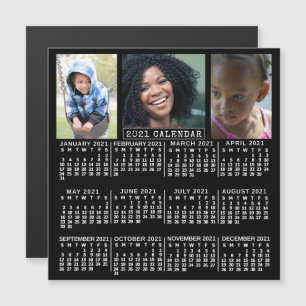 2021 Calendar (See Description for New Version)  Magnetic Invitation