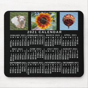 2021 Calendar (See Description for New Version) Mouse Mat