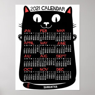 2021 Calendar (See Description for New Version) Poster