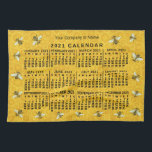 2021 Calendar (See Description for New Version)  Tea Towel<br><div class="desc">ARE YOU LOOKING FOR THE 2025 VERSION OF THIS CALENDAR? | Find all our 2025 calendars in the FancyCelebration store here➔  https://www.zazzle.com/store/fancycelebration/products?ps=128&cg=196920781224604082  ➔ You can also find all our calendars in the collection here: https://www.zazzle.com/collections/119258460294242876</div>
