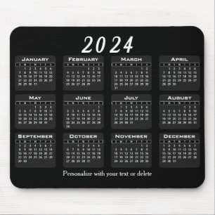 2021 Calendar - Year Mouse Mat